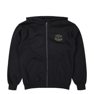 Born x Raised Guadalupe Zip-Up Hoodie Black Hoodies B0011GUADA-BLK | Overkill