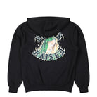 Born x Raised Guadalupe Zip-Up Hoodie Black Hoodies B0011GUADA-BLK Close-up | Overkill