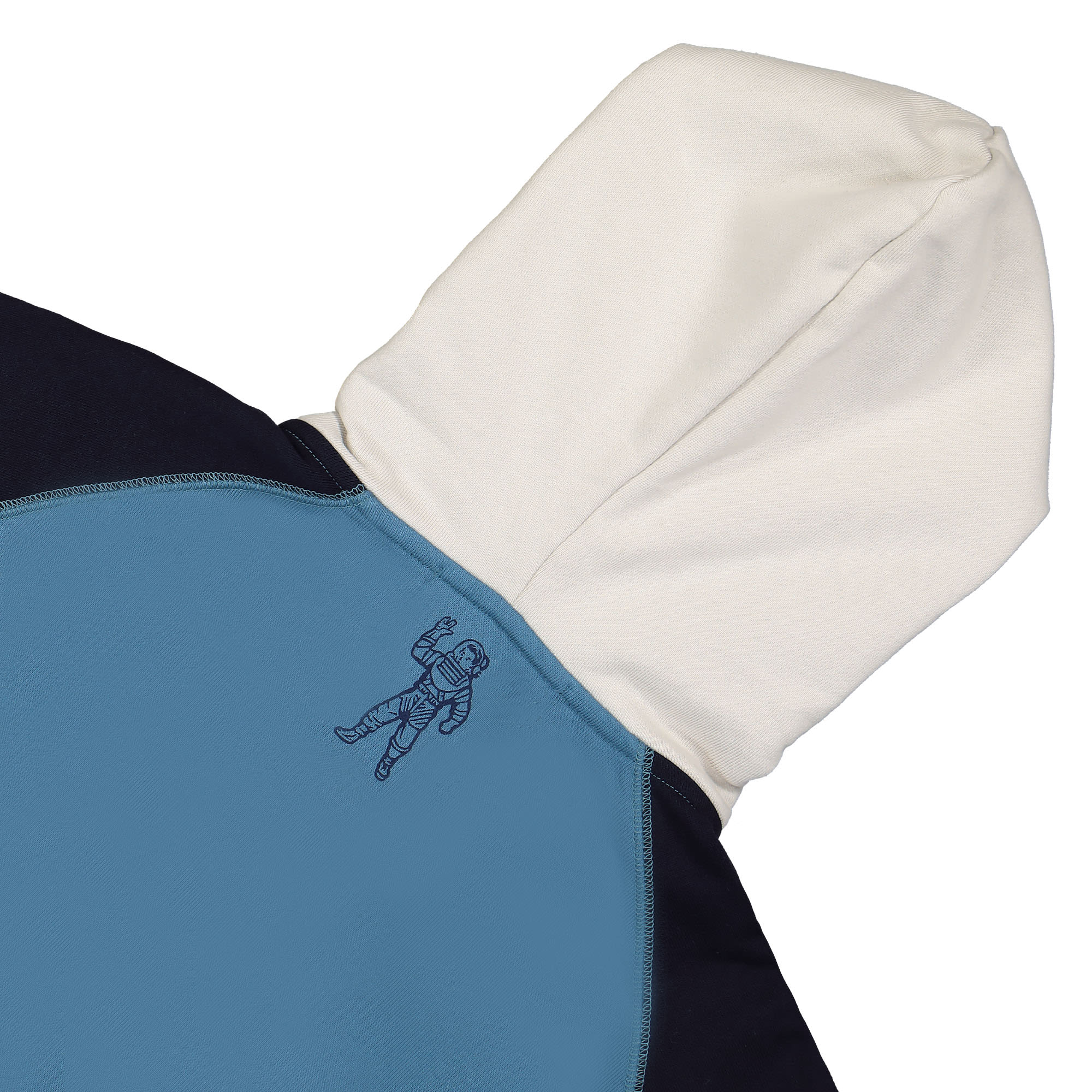 Billionaire Boys Club Arch Logo Zip Hoodie Blue Hoodies Detail view 2 | Overkill