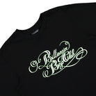 Billionaire Boys Club Calligraphy Logo T-Shirt Black T-Shirts Close-up | Overkill
