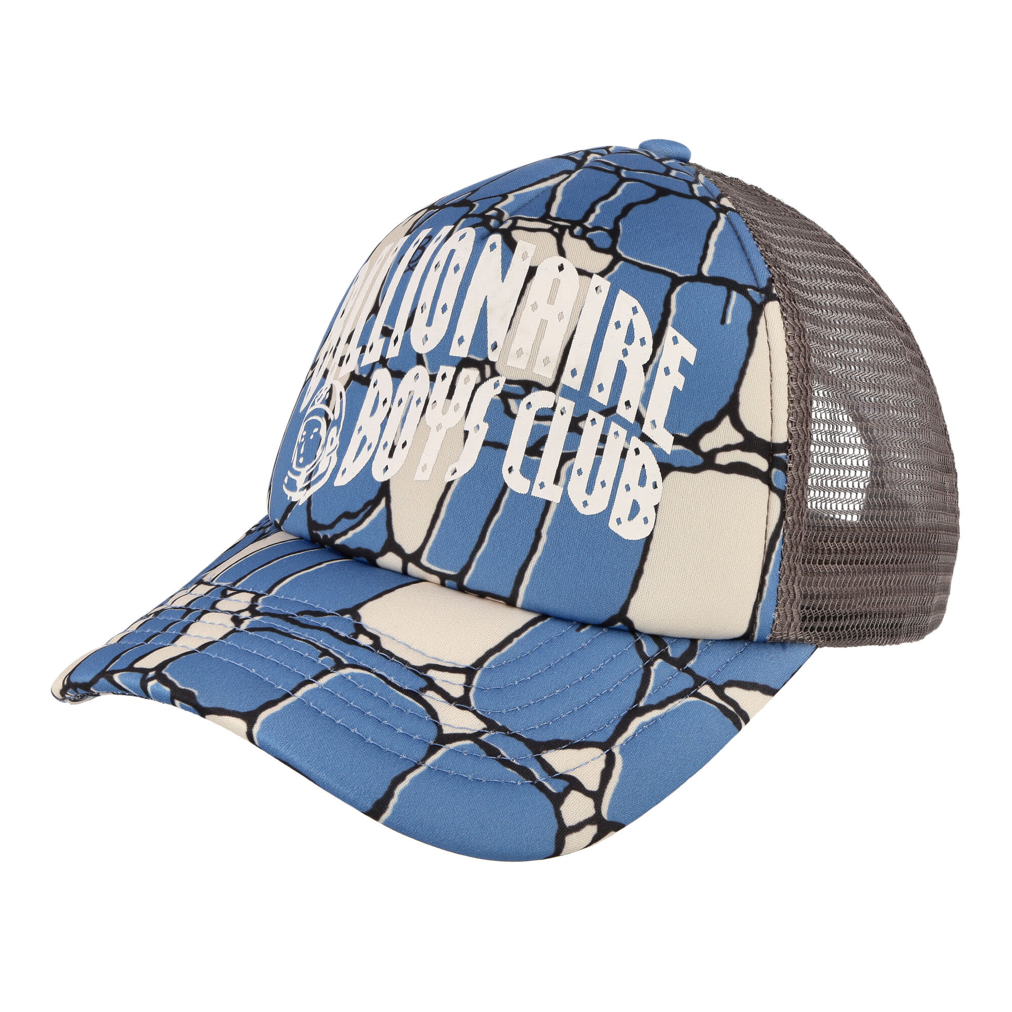 Billionaire Boys Club Gator Camo Trucker Cap Blue Caps B23260 | Overkill