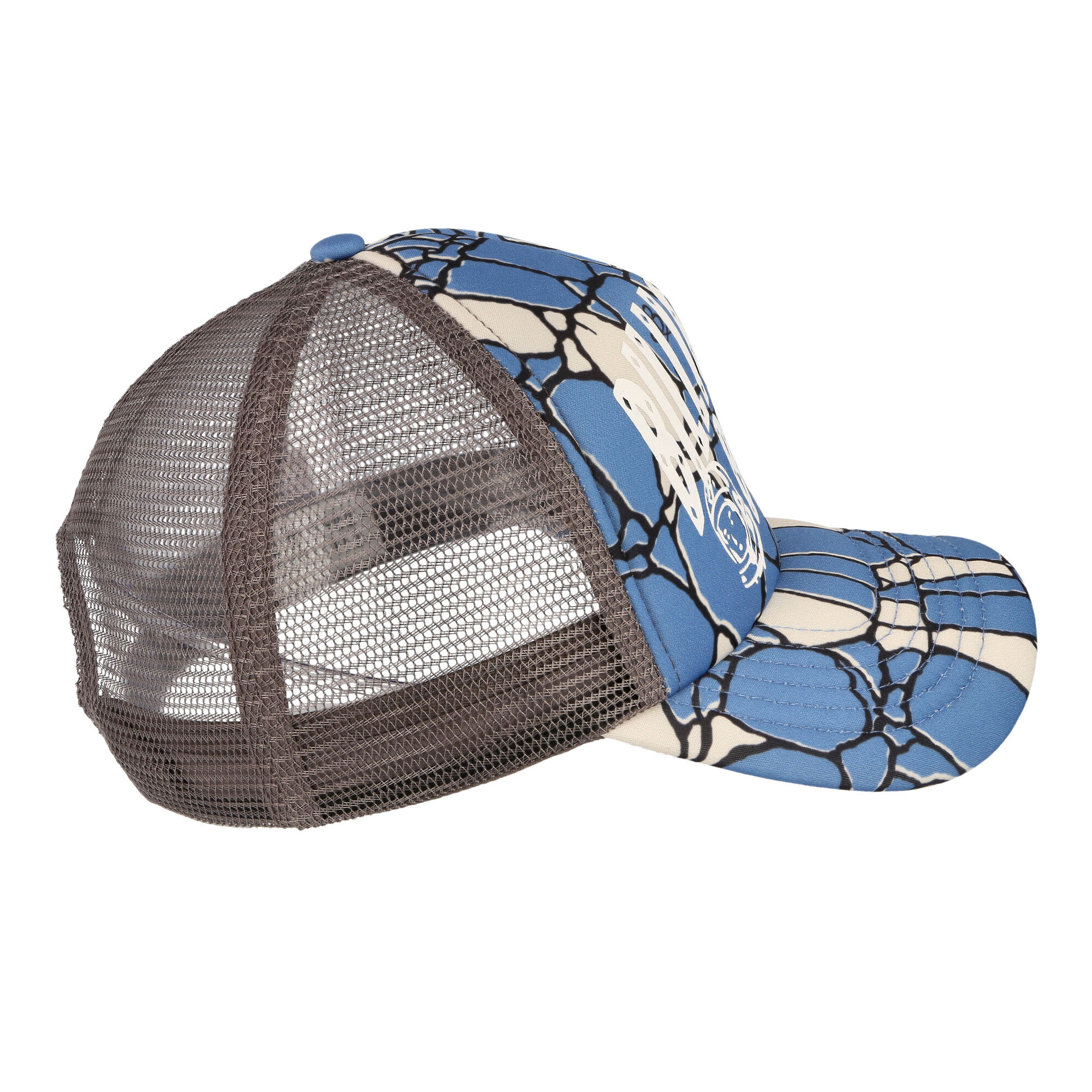 Billionaire Boys Club Gator Camo Trucker Cap Blue Caps Close-up | Overkill