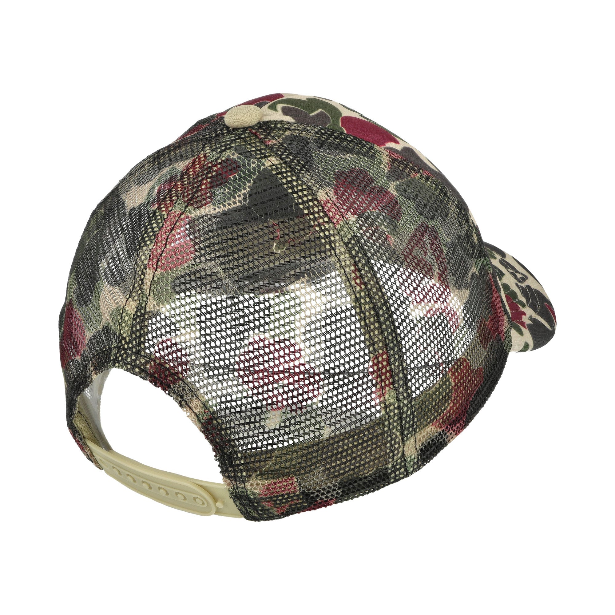 Billionaire Boys Club Duck Camo Arch Logo Trucker Cap Multi Camo Caps Detail view 1 | Overkill
