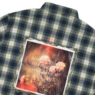 Born X Raised Barbed Wire Flannel Green Shirts Close-up | Overkill