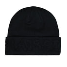 Born x Raised BXR Tonal Knit Beanie Black Beanies B5001BXRTL-BLK Close-up | Overkill