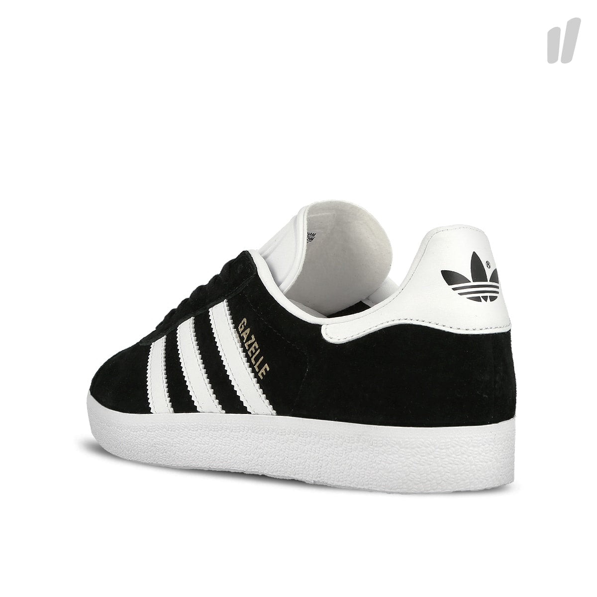 adidas Gazelle Core Black / White / Gold Metallic Sneakers  Material | Overkill