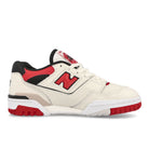 New Balance BB550VTB Sea Salt-True Red Sneakers  Silhouette | Overkill