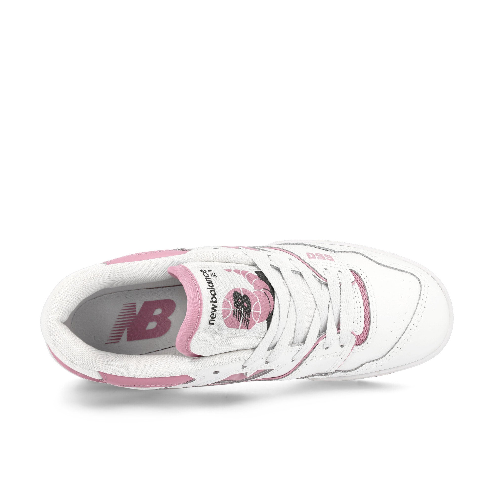 New Balance BBW550BD White-Pink Sneakers  Detailfoto | Overkill