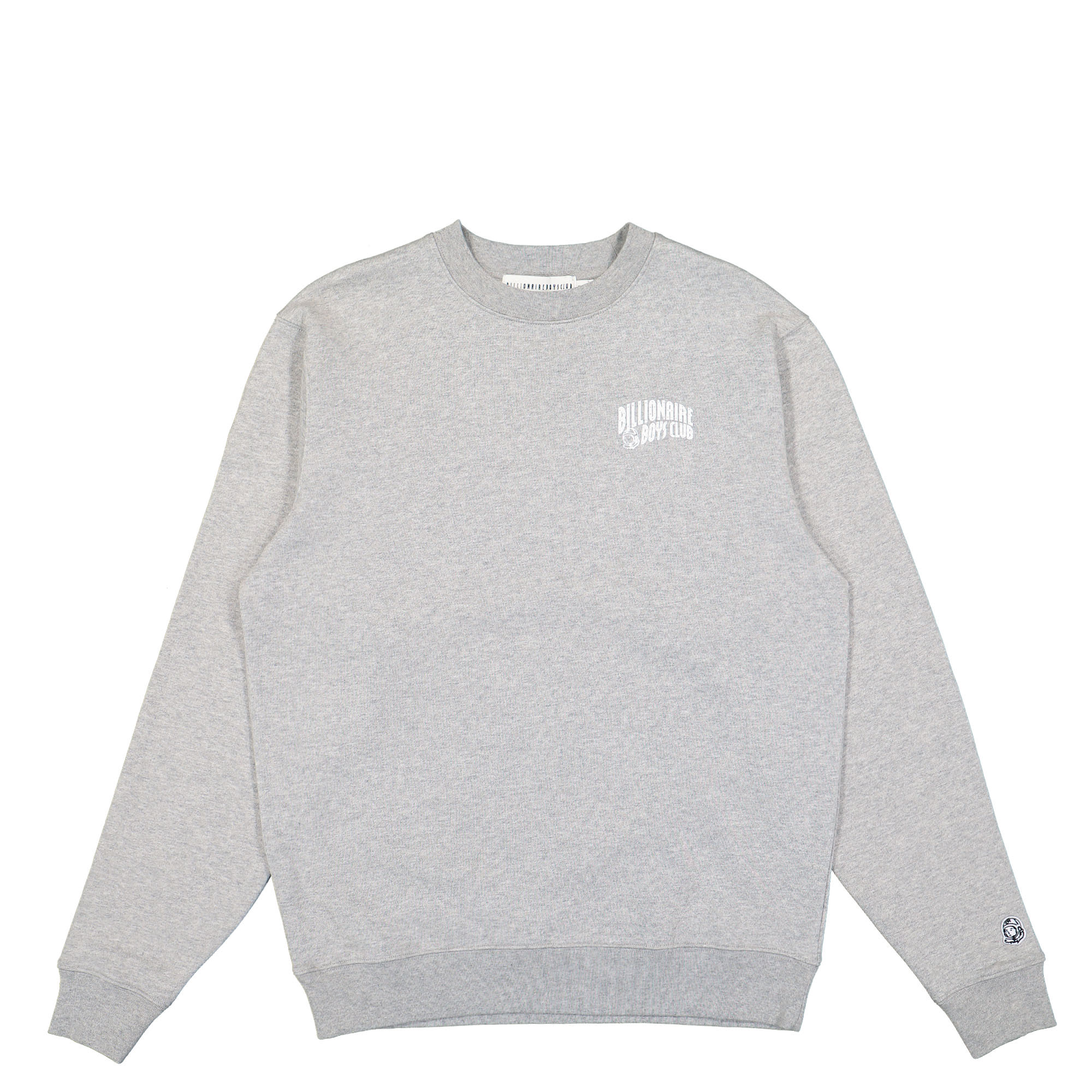 Billionaire Boys Club Small Arch Logo Crewneck Heather Grey Sweatshirts BC004 / Heather Grey | Overkill