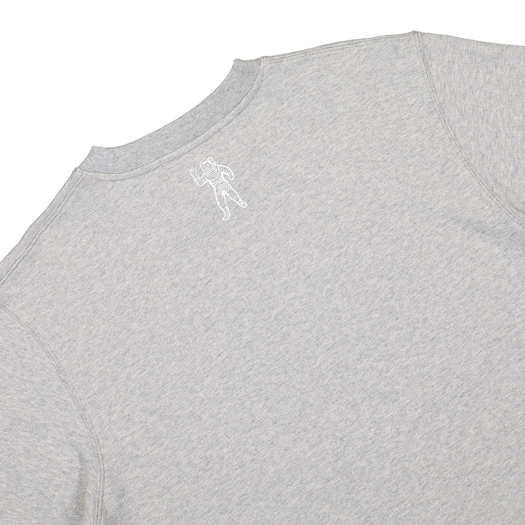 Billionaire Boys Club Small Arch Logo Crewneck Heather Grey Sweatshirts Detail view 1 | Overkill