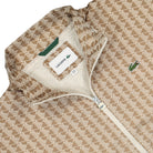 Lacoste Paris Monogram Blouson Cookie / Sawdust Track Jackets Close-up | Overkill