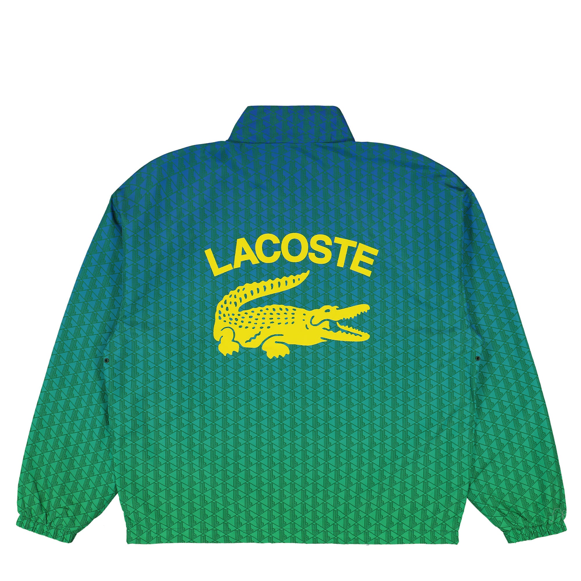 Lacoste Paris Monogram Blouson Cobalt / Calathea Track Jackets Close-up | Overkill