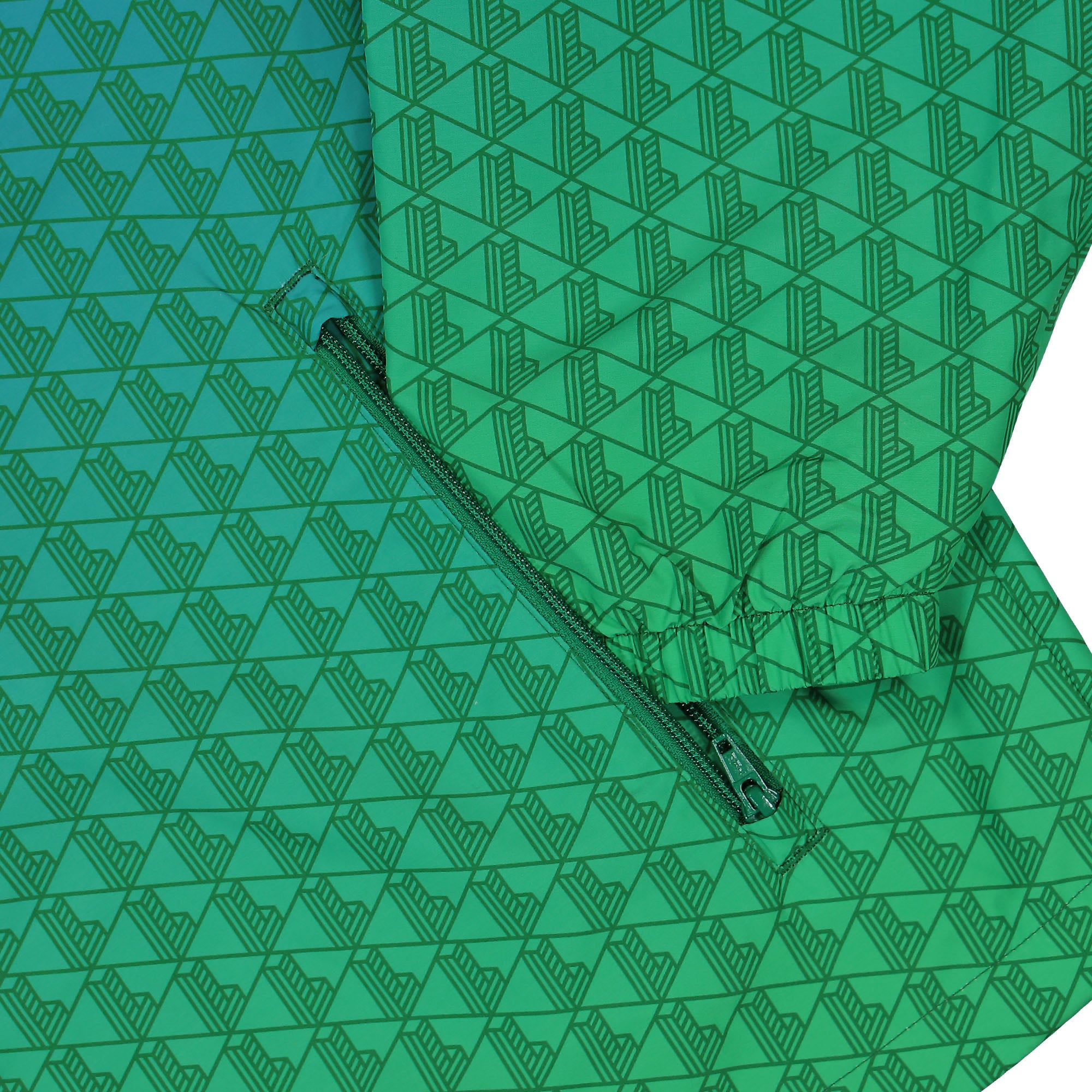 Lacoste Paris Monogram Blouson Cobalt / Calathea Track Jackets Detailfoto | Overkill