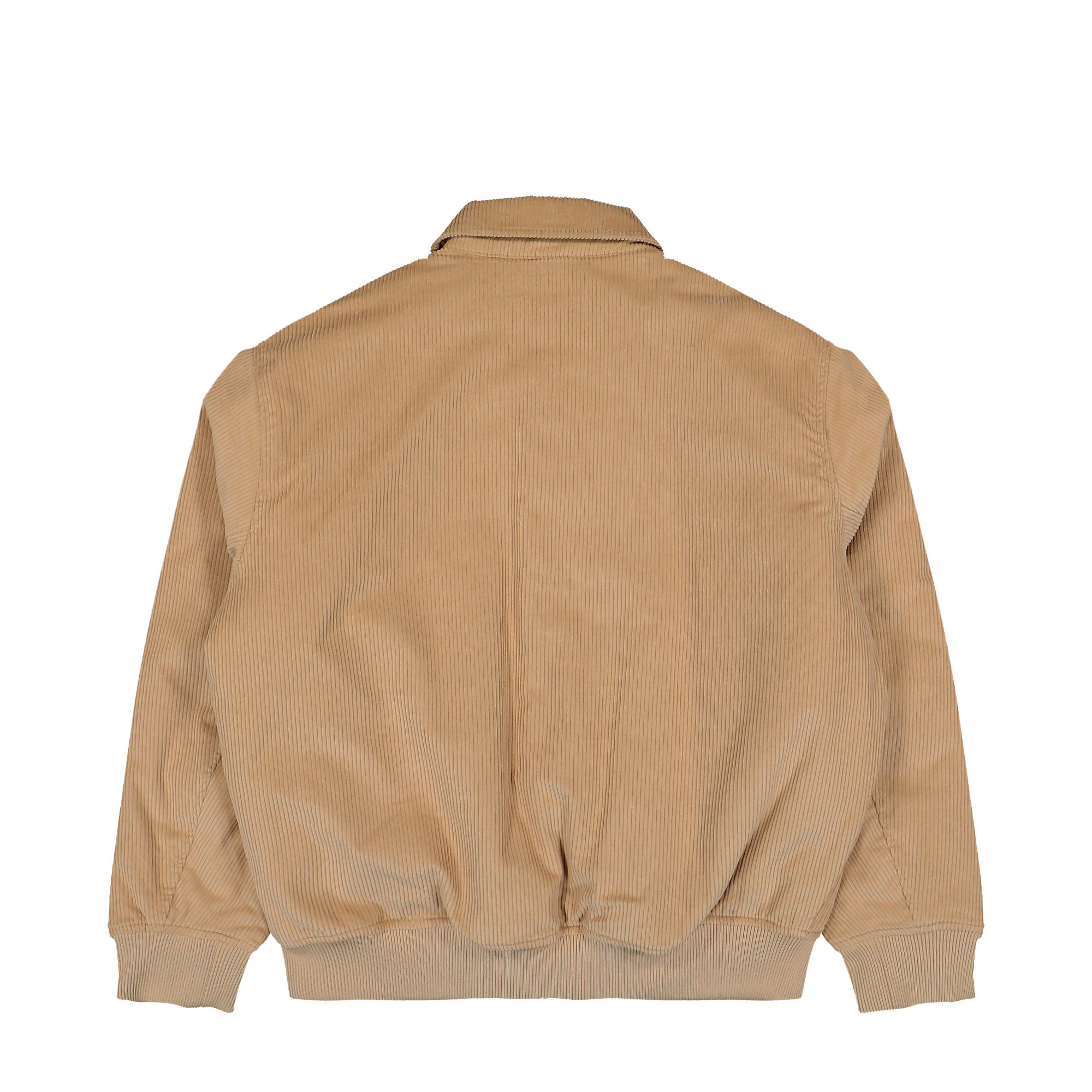 Lacoste Lined Corduroy Bomber Jacket Beige Bomber Jacket BH2994-00 02S Close-up | Overkill
