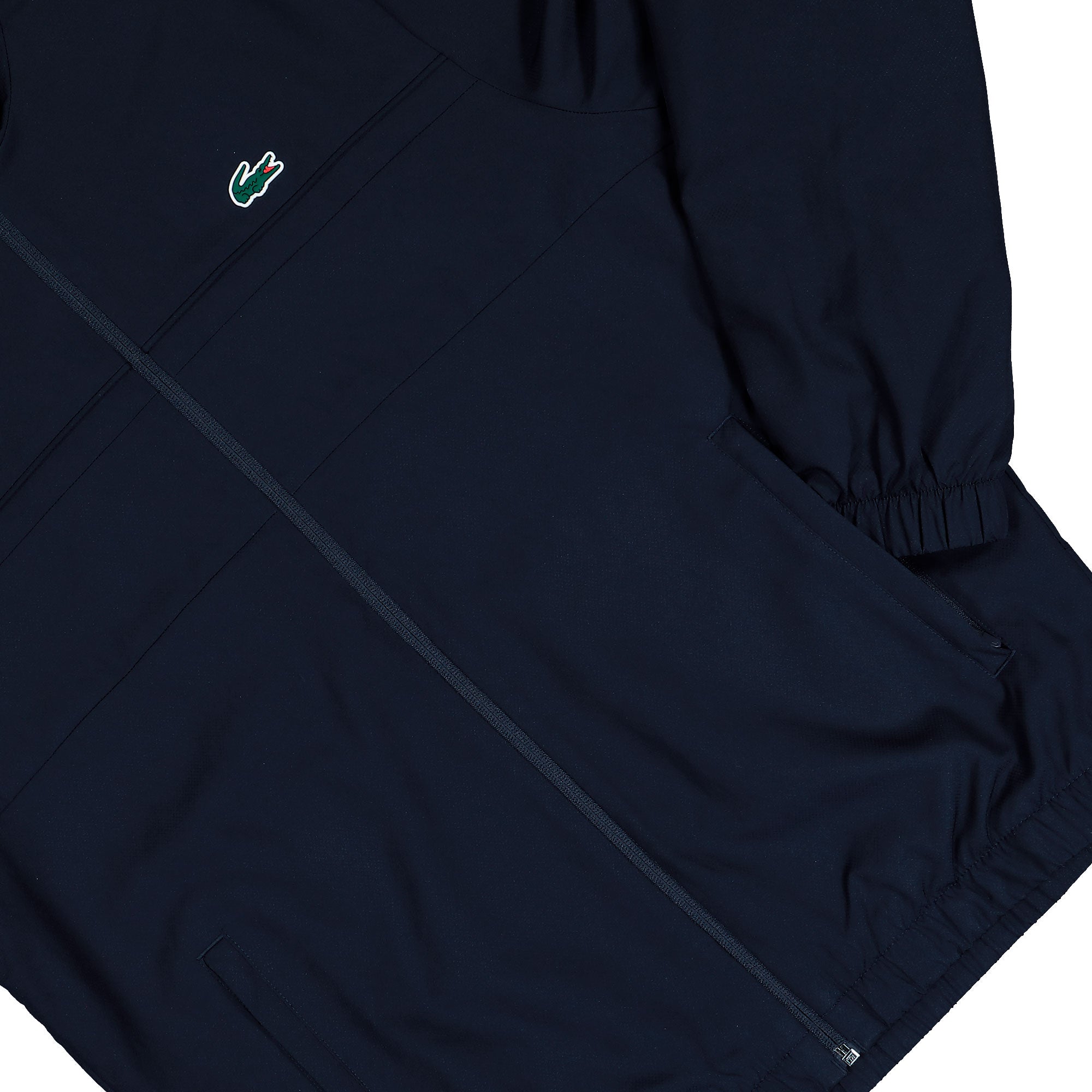 Lacoste Water-Repellent Sport Track Jacket Navy Blue Track Jackets BH3466-00 5FS Detail View 1 | Overkill