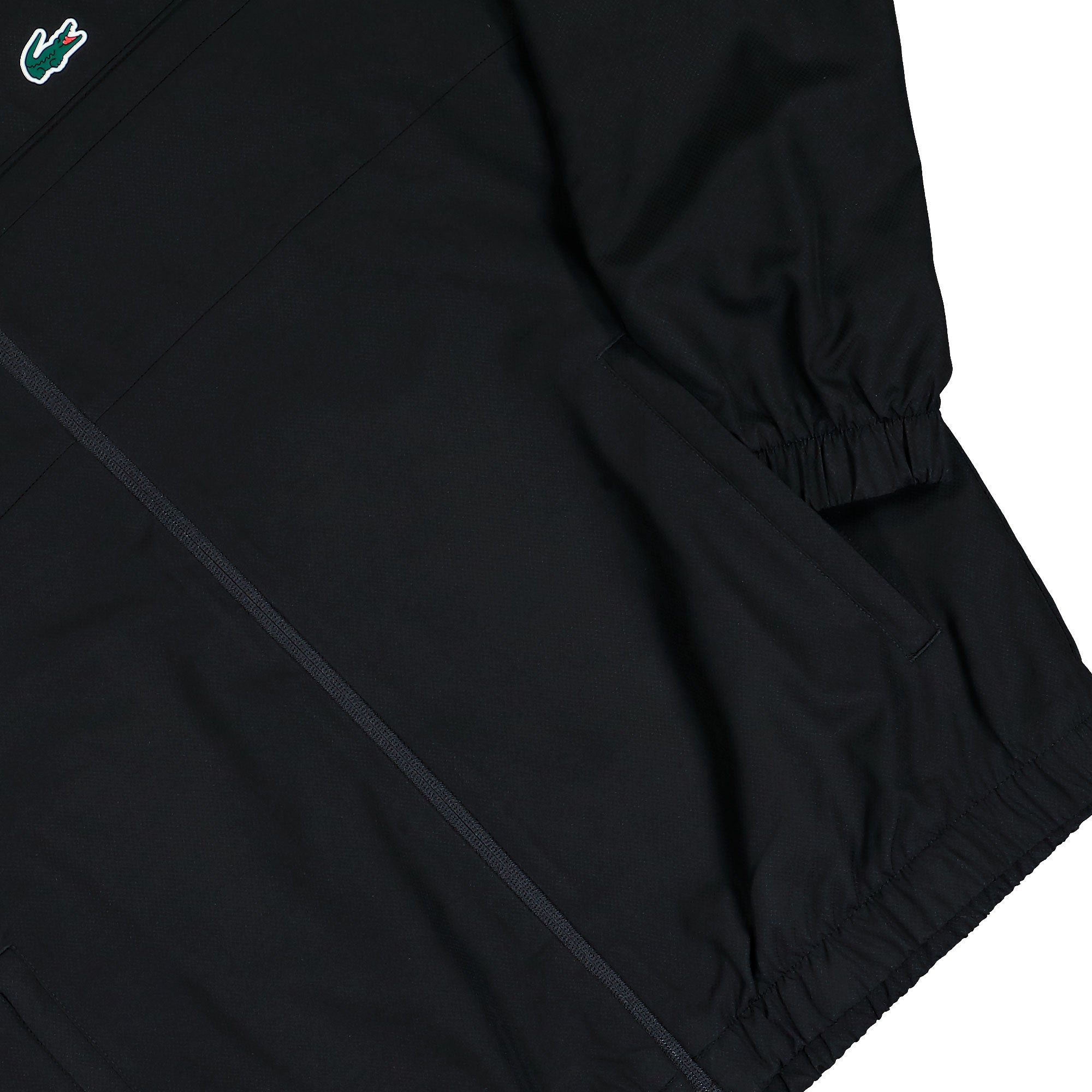 Lacoste Water-Repellent Sport Track Jacket Black Track Jackets BH3466-00 8VM Detail View 1 | Overkill