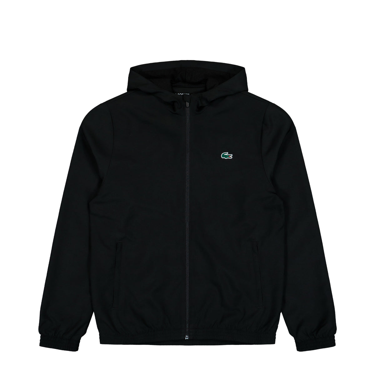 Lacoste Water-Repellent Sport Track Jacket Black Track Top BH6808-00 031 | Overkill
