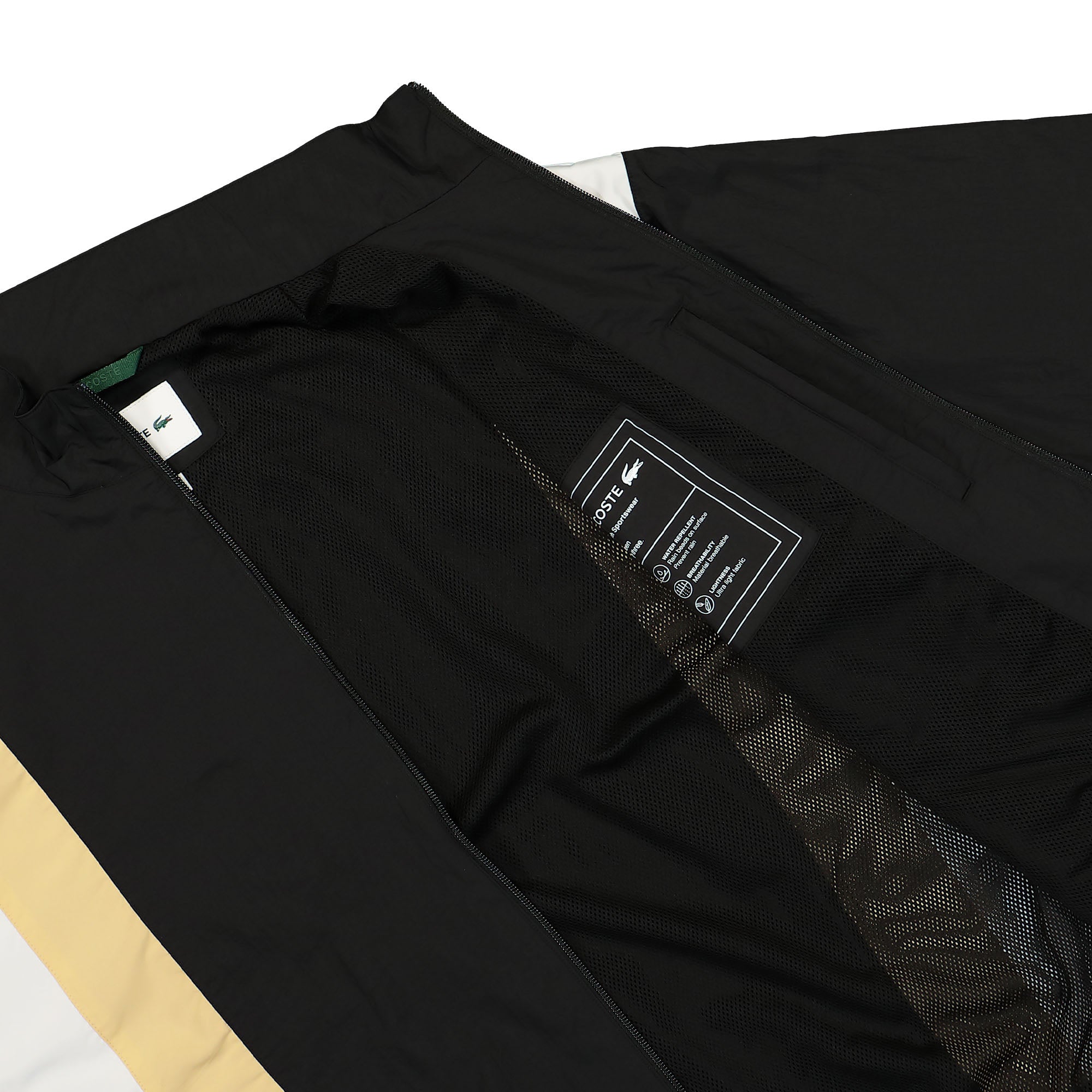 Lacoste Blouson Noir / Croissant - Farine Track Jackets Detail view 1 | Overkill