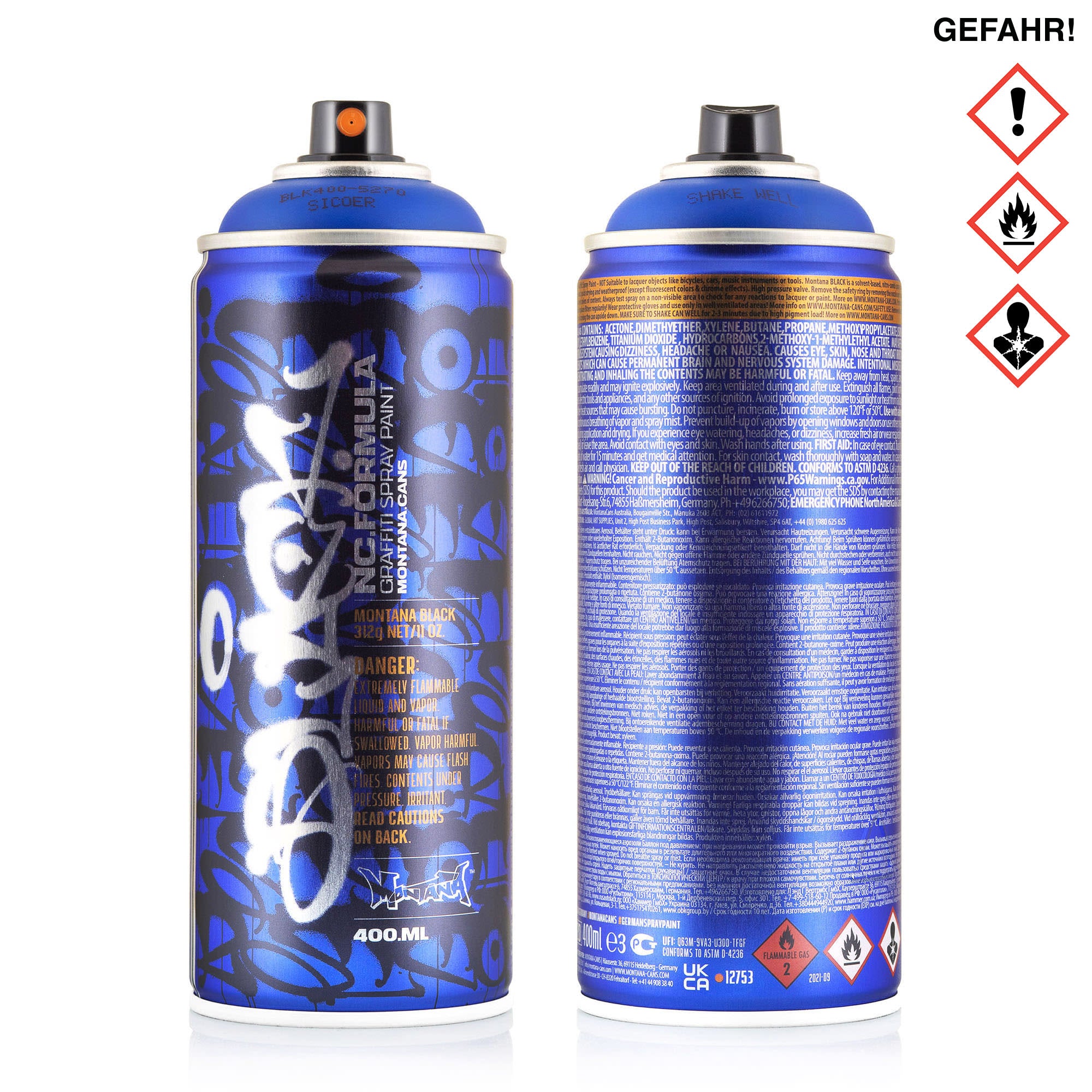 Montana Black NC 400 ml Ltd. Artist Edition #21 - Sicoer  Cans BLK-AE-21 | Overkill