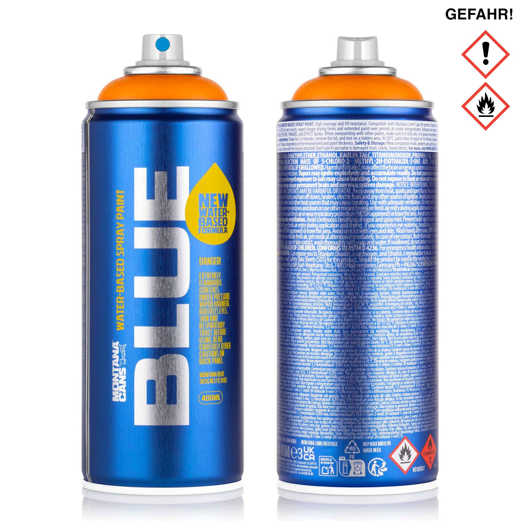 Montana Blue Water Based 400 ml Different Colors Spraycan BLU400 | Overkill
