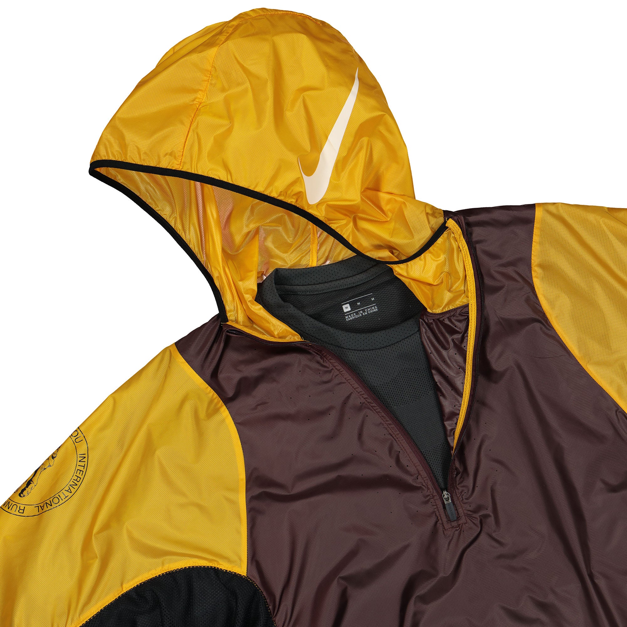 Nike Gyakusou Transform Jacket Gold Dart / Deep Burgundy / Pale Ivory Jackets Close-up | Overkill
