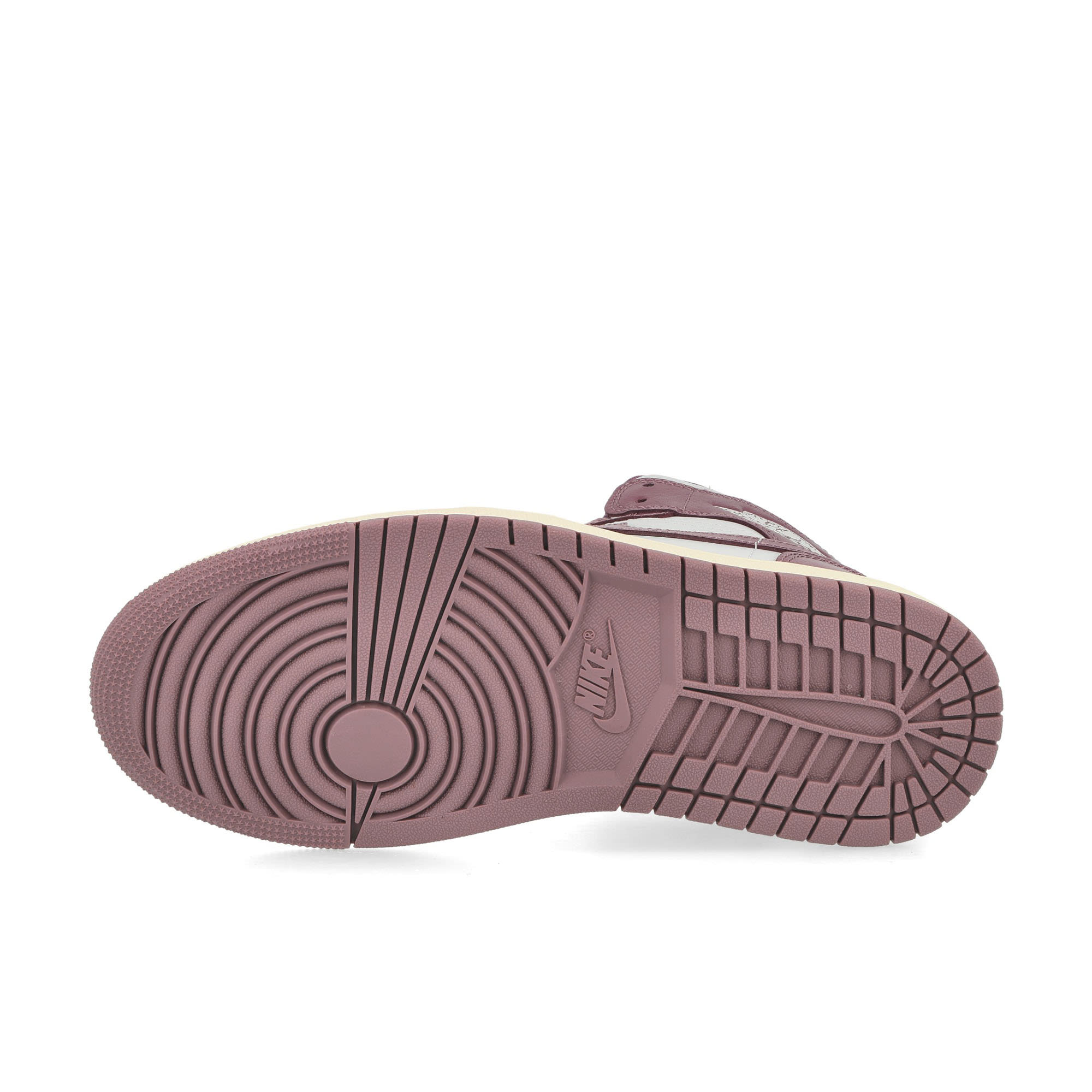 Jordan Wmns Air Jordan 1 Mid Pure Platinum / Sky J Mauve - Sail High Top Sneakers  Detail View 1 | Overkill