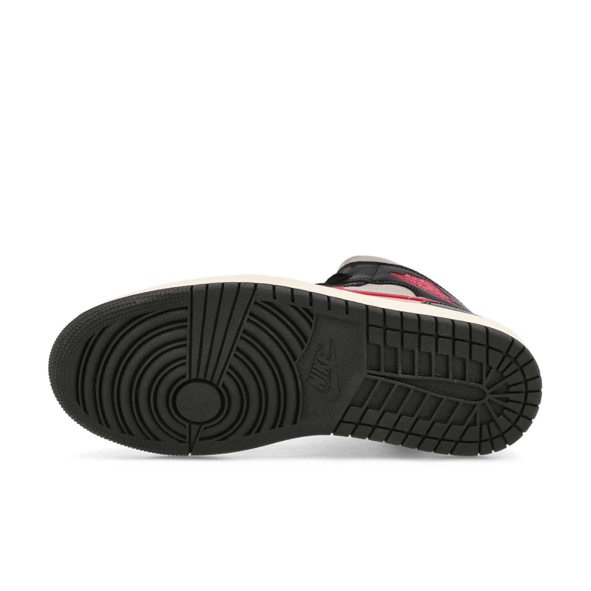 Jordan Wmns Air Jordan 1 Mid Black / Gym Red - College Grey - Sail Sneakers  Detail View 1 | Overkill