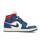 Jordan Wmns Air Jordan 1 Mid White-French Blue - Gym Red Sail Sneakers  Silhouette | Overkill
