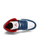 Jordan Wmns Air Jordan 1 Mid White-French Blue - Gym Red Sail Sneakers  Detailfoto | Overkill