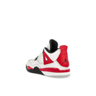 Jordan Air Jordan 4 Retro PS White-Fire Red - Black - Neutral Grey High Top Sneakers  Material | Overkill