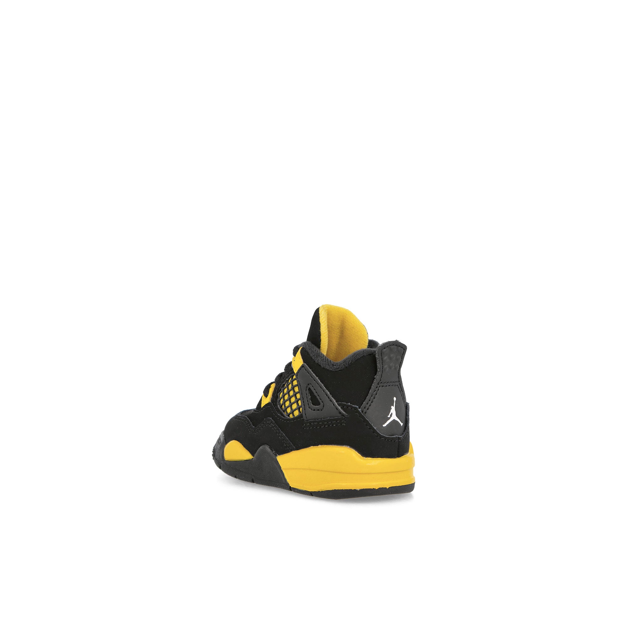 Jordan Air Jordan 4 Retro TD Black / White - Tour Yellow Low Top Sneakers  Material | Overkill