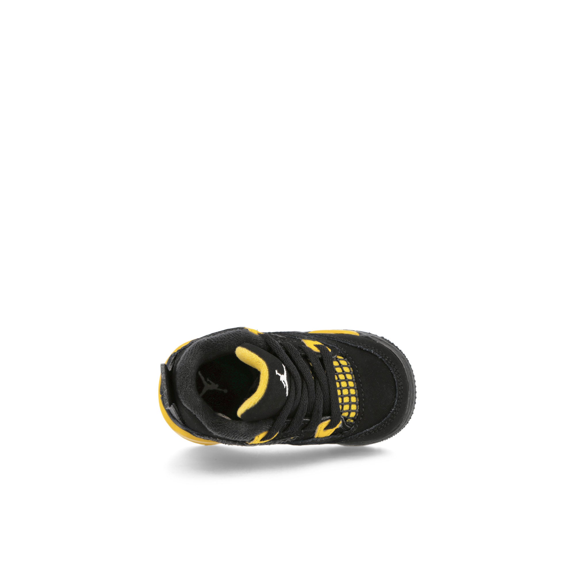 Jordan Air Jordan 4 Retro TD Black / White - Tour Yellow Low Top Sneakers  Detailfoto | Overkill