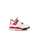 Jordan Air Jordan 4 Retro TD White / Fire Red - Black - Neutral Grey Low Top Sneakers  Silhouette | Overkill