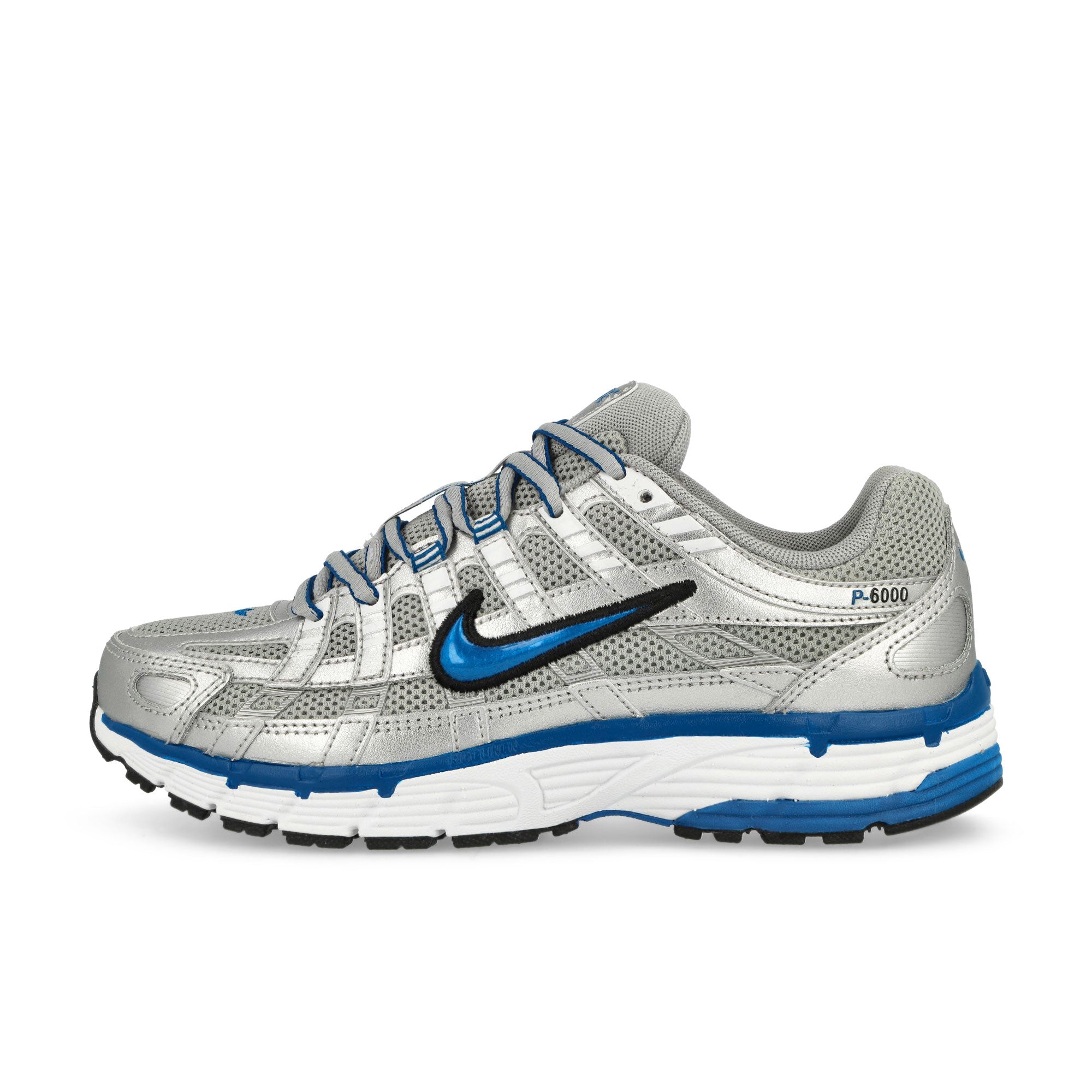 Nike W P-6000 Metallic Silver / Team Royal - White - Black Low Top Sneakers BV1021 001 | Overkill