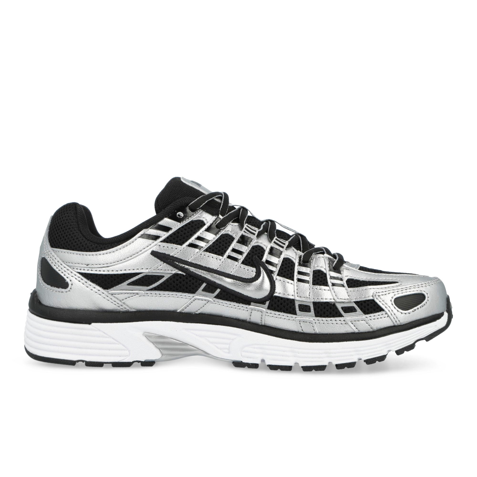 Nike P-6000 Metallic Silver / Metallic Silver - Black Low Top Sneakers BV1021 013 Silhouette | Overkill