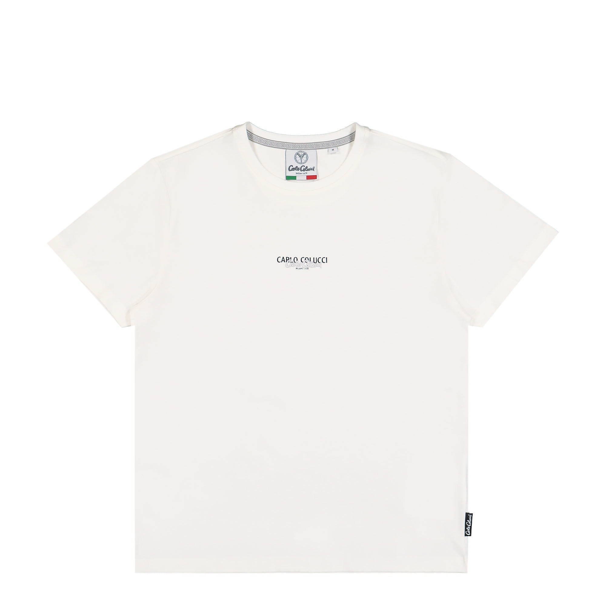 Carlo Colucci T-Shirt Basic Line White T-Shirts C2776 59 | Overkill