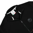 Carlo Colucci Paint Drop Sweat Jacket Black Track Jackets Material | Overkill