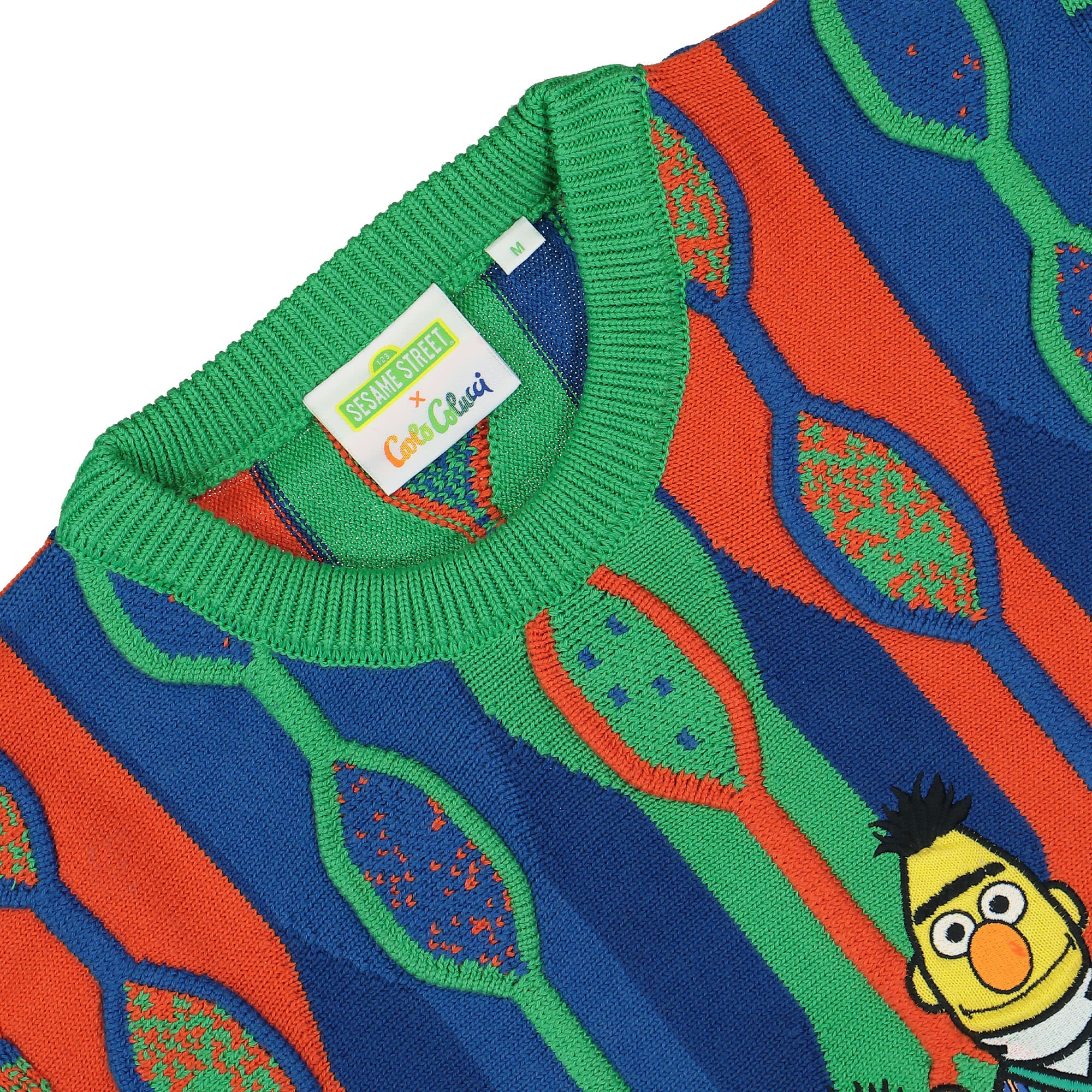 Carlo Colucci Knit Jumper Sweater Multicolor Sweatshirts Close-up | Overkill