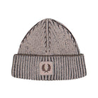 Fred Perry Cotton Ribbed Beanie Warm Oat / Burnt Tobacco Beanies C1138-Z87 | Overkill
