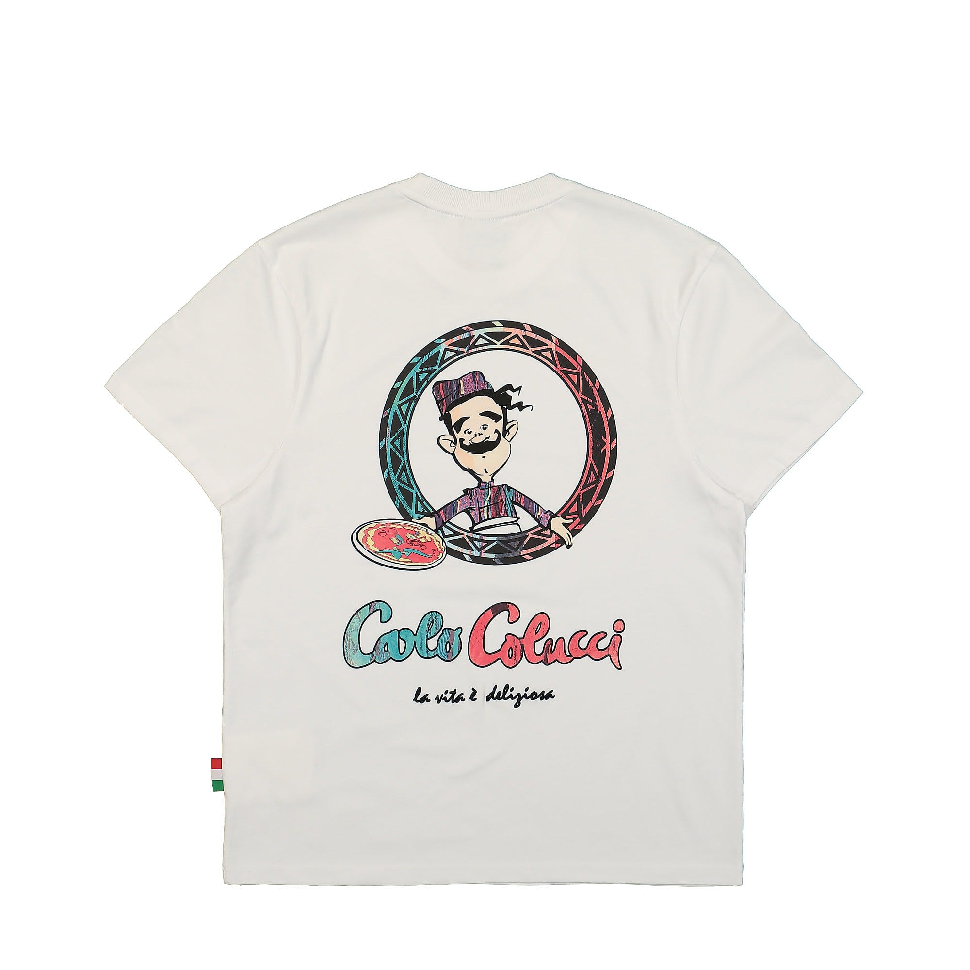 Carlo Colucci T-Shirt White T-Shirts Close-up | Overkill