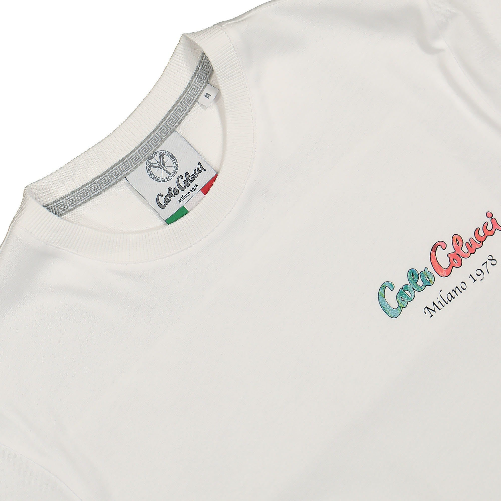 Carlo Colucci T-Shirt White T-Shirts Material | Overkill