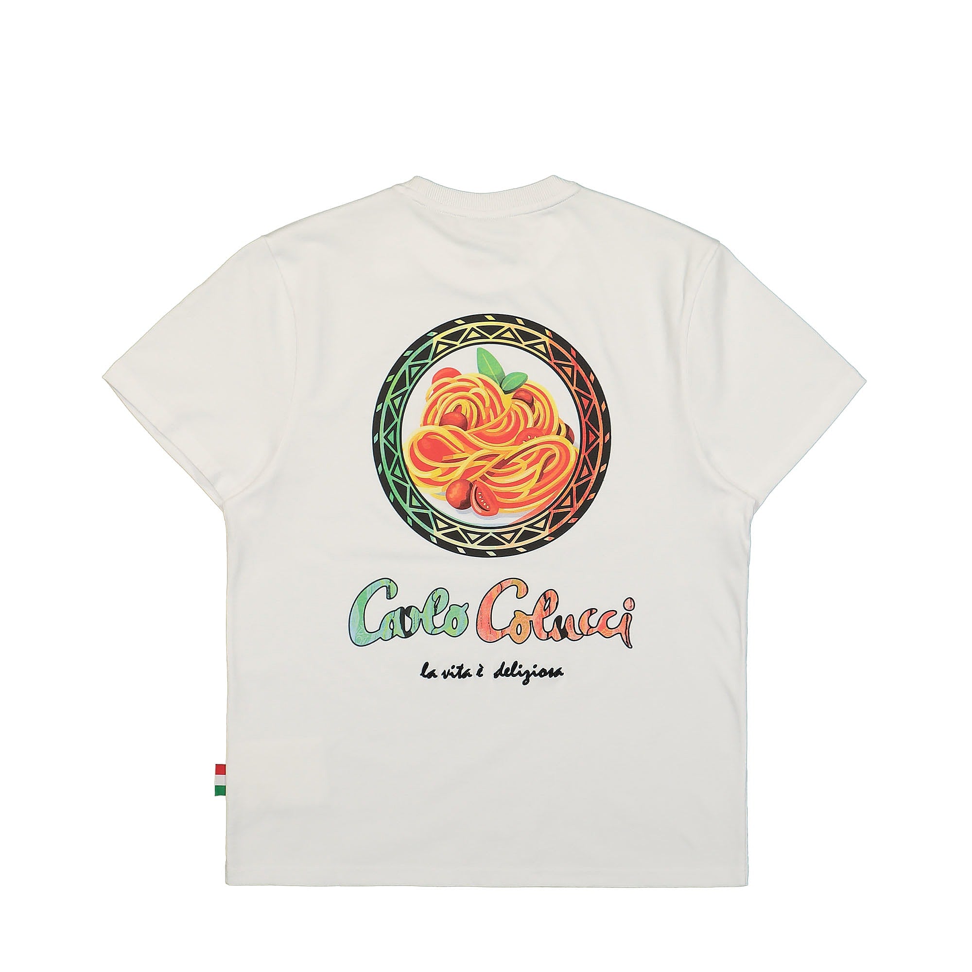 Carlo Colucci T-Shirt White T-Shirts Close-up | Overkill