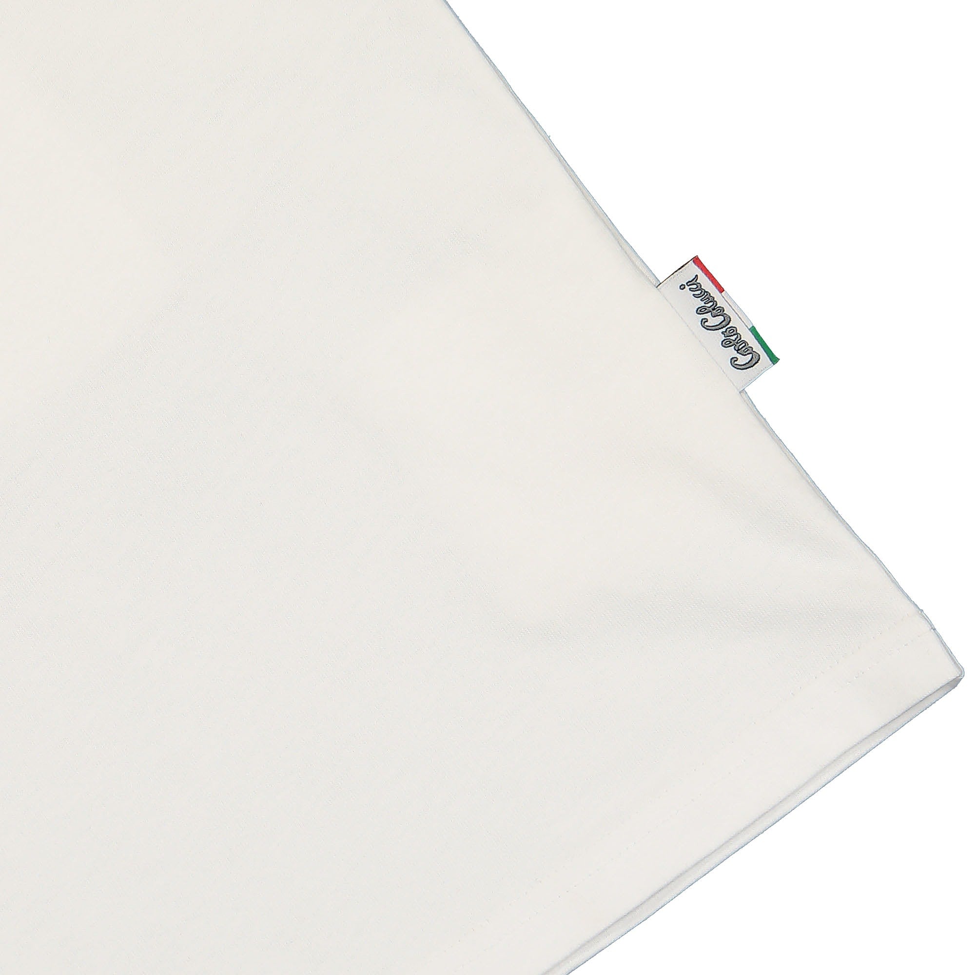 Carlo Colucci T-Shirt White T-Shirts Detailfoto | Overkill