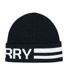 Fred Perry Branded Jacquard Beanie Navy Beanie C3302-608 Close-up | Overkill
