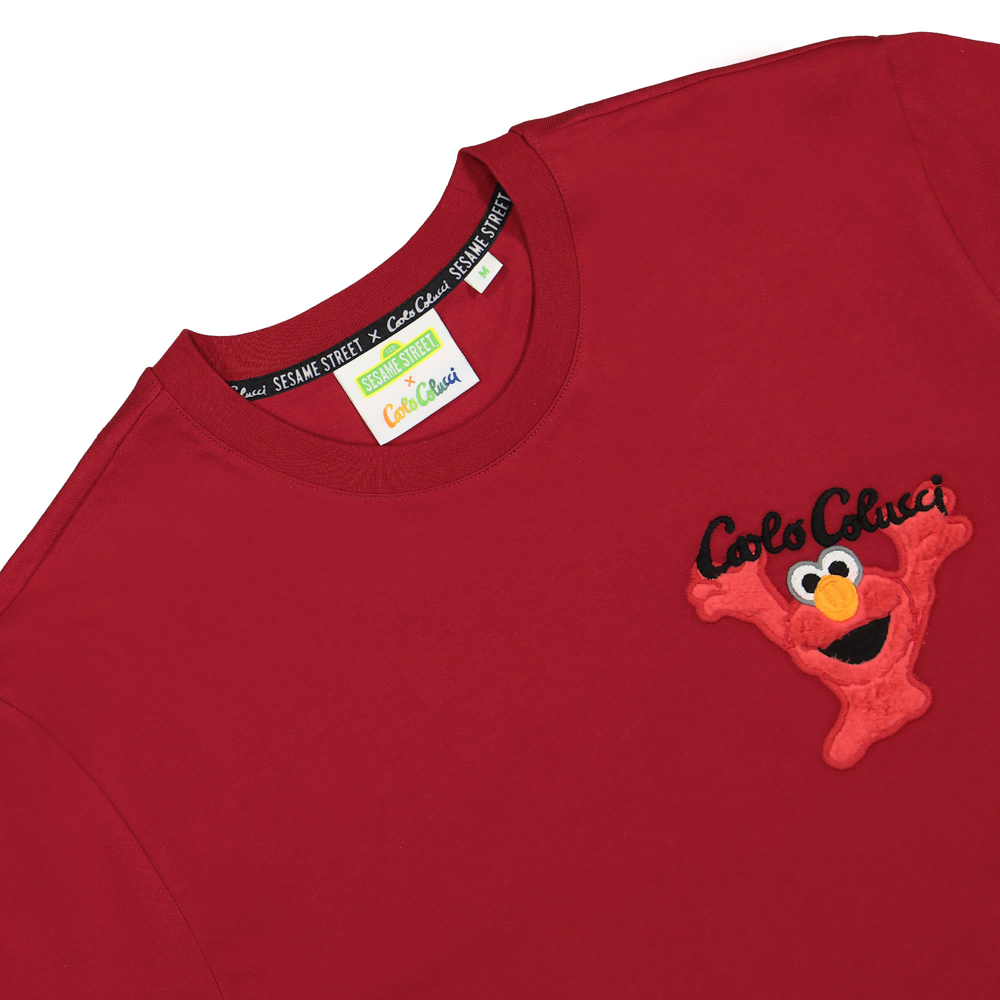 Carlo Colucci T-Shirt Red T-Shirts Close-up | Overkill
