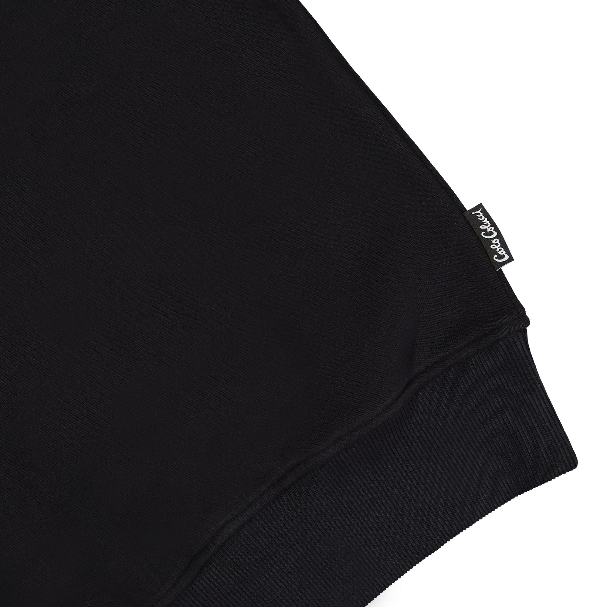 Carlo Colucci Sweatshirt Basic Line Black Sweatshirts Detailfoto | Overkill