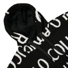 Carlo Colucci Teddy Hoodie Black / White Hoodies Close-up | Overkill