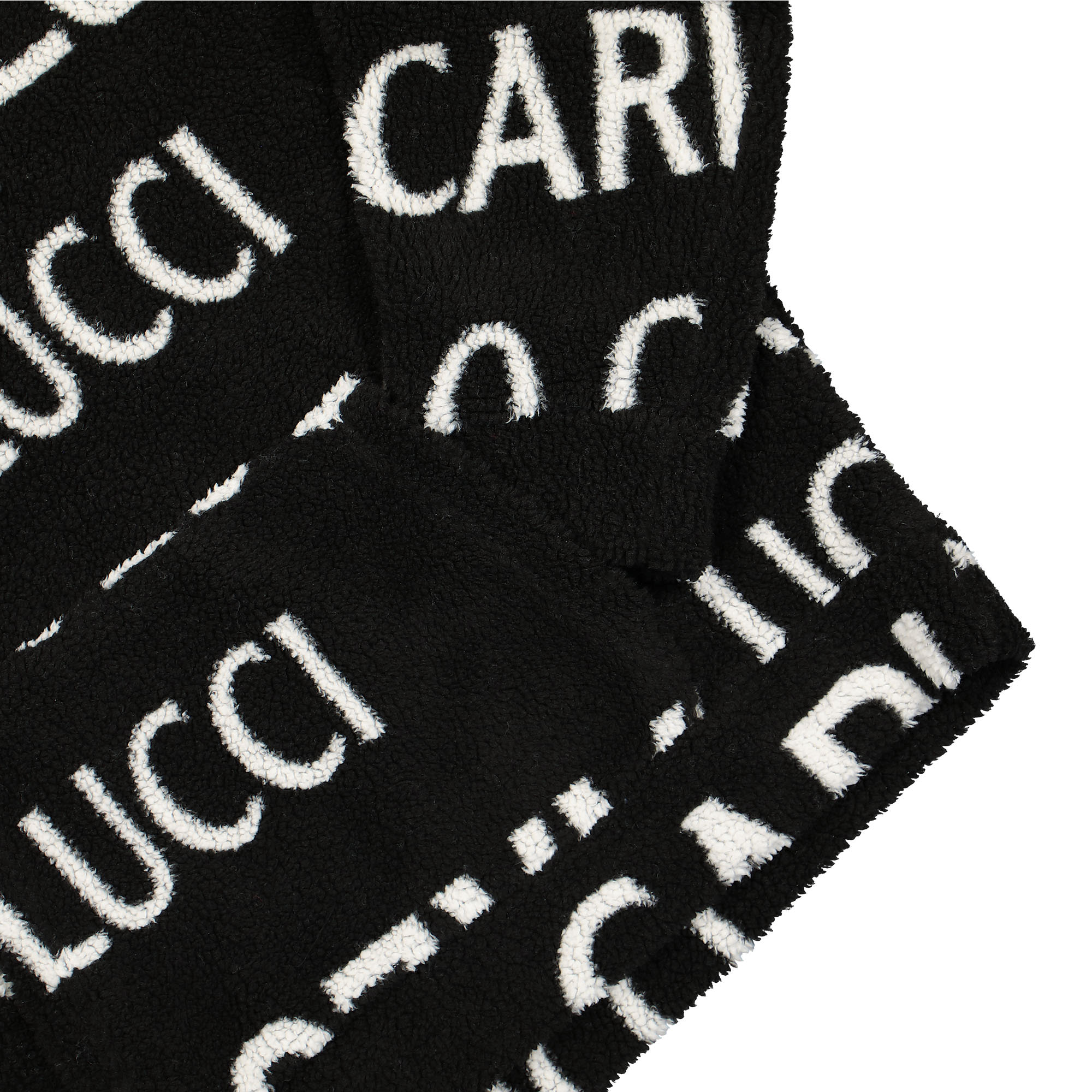 Carlo Colucci Teddy Hoodie Black / White Hoodies Detailfoto | Overkill