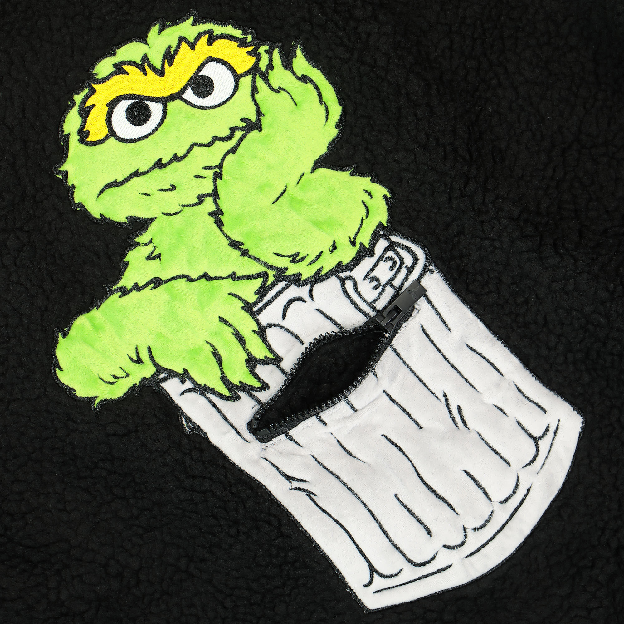 Carlo Colucci Teddy R/N Sweater Black Sweatshirts Detailfoto | Overkill