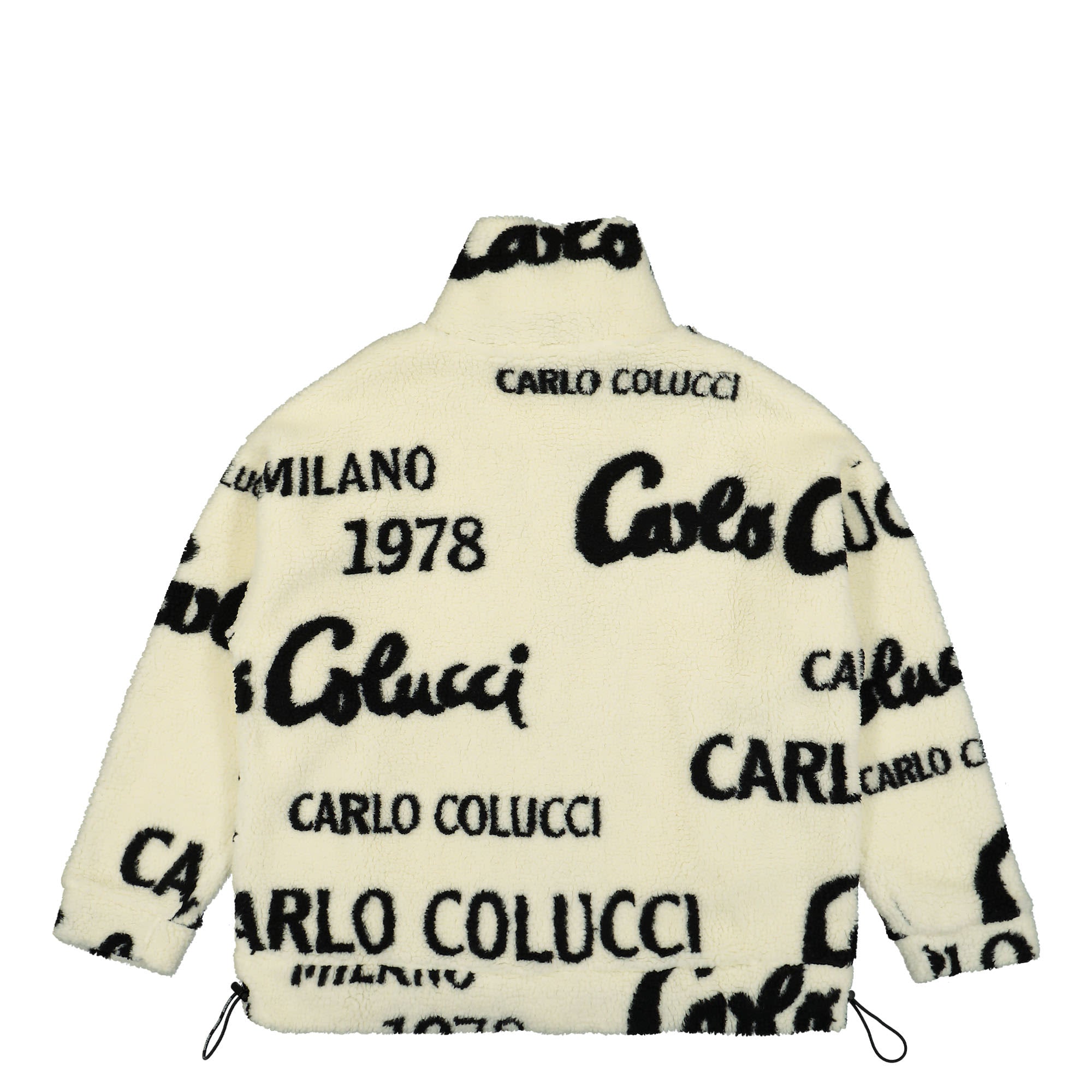 Carlo Colucci Teddy Jacket White / Black Jackets Material | Overkill